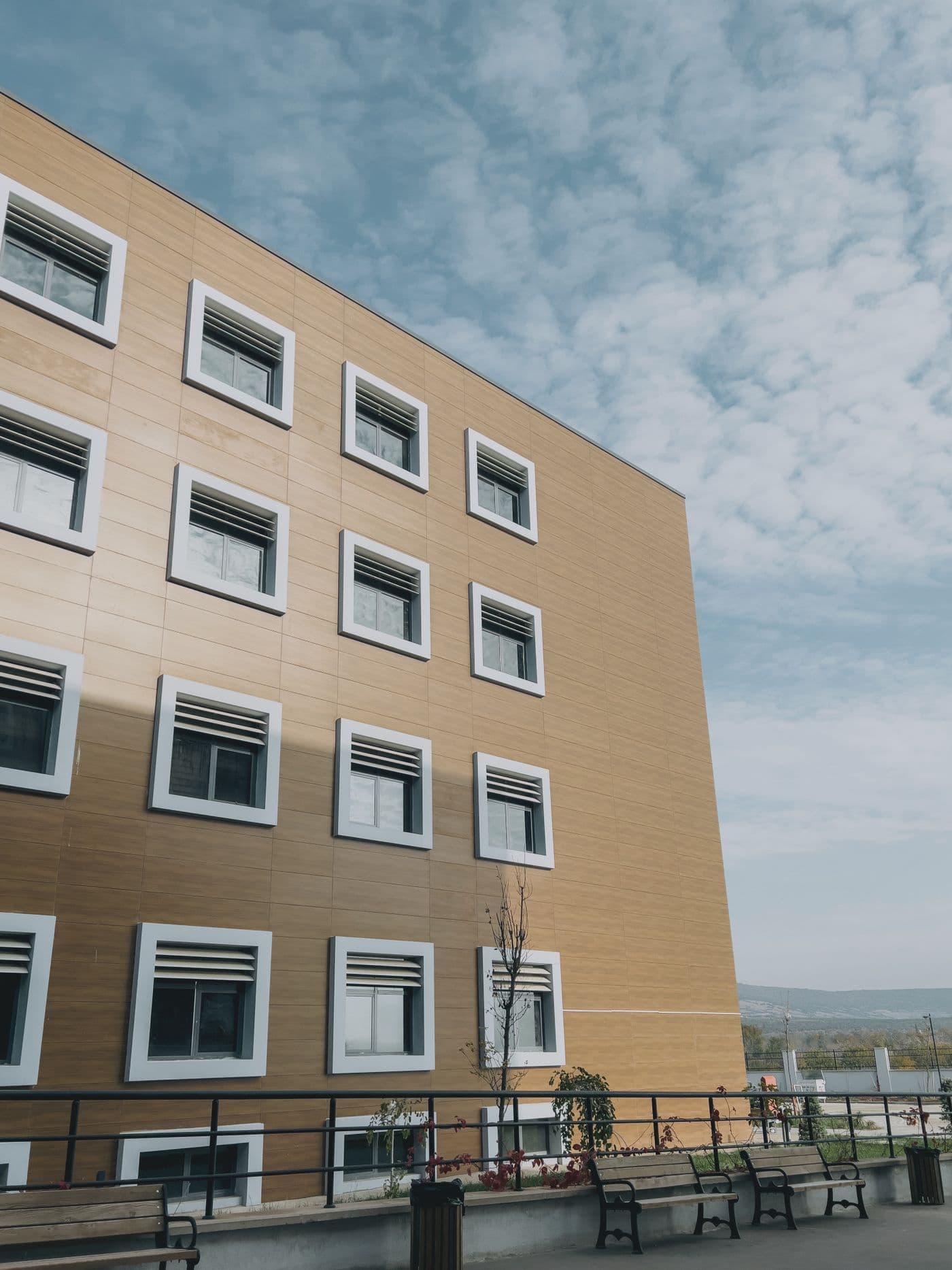 A modern healthcare facility exterior